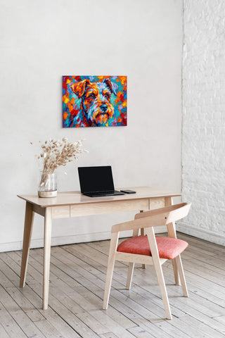 "Technicolor Terrier" Wheaten Terrier - Chromatic Canines Series Print