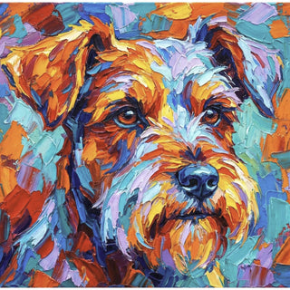 "Technicolor Terrier" Wheaten Terrier - Chromatic Canines Series Print