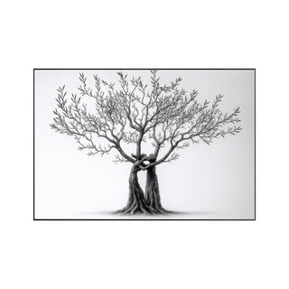 P-10-101-101-107-0041-1.jpg;Black and white, trees, people, creative, intertwined, kissing