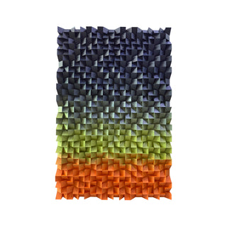 P-10-102-111-104-0039-1.jpg;modern, colorful, navy, blue, green, orange, pointy, 3-D