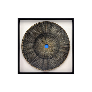 P-10-102-111-107-0028-1.jpg;painted paper, wheel, radial, round, natural tones, browns, blue