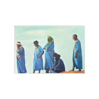 P-10-103-121-110-0050-1.jpg;full color, figures, traditional wear, cool tones, blues, sand, barefoot