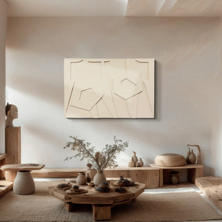 Modern interior with abstract wall art, wooden furniture, and decorative items.

sku: S-10-102-112-104-0020-1