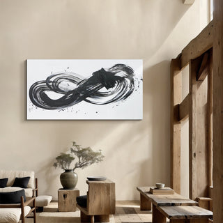Abstract black and white painting on a wall in a modern living room.

sku: S-10-103-121-104-0020-1