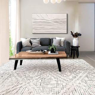 Modern living room with a gray sofa, wooden coffee table, and abstract wall art.

sku: S-10-103-122-110-0007-3