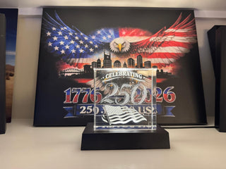 Engraved Crystal - 250th