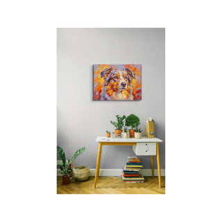"The Firelight Sentinel" French Bulldog - Chromatic Canines Series Print