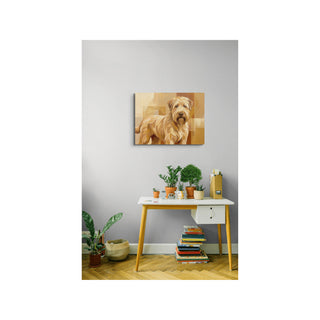 "The Firelight Sentinel" French Bulldog - Chromatic Canines Series Print