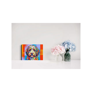 "Doodle Dreamer" Doodle Dog - Chromatic Canines Series Print