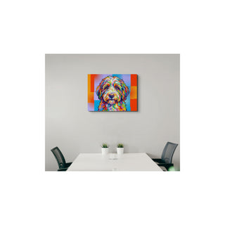 "The Firelight Sentinel" French Bulldog - Chromatic Canines Series Print
